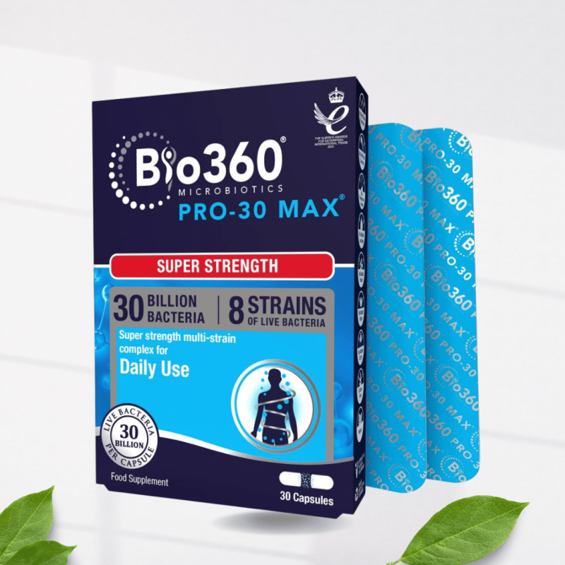Unlock the power of your microbiome. Add Bio360® PRO-30 MAX® to your daily routine and support your internal world with 30 billion live bacteria!