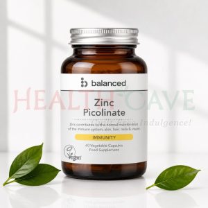 Balanced Zinc Picolinate 22mg 60 Veggie Capsules