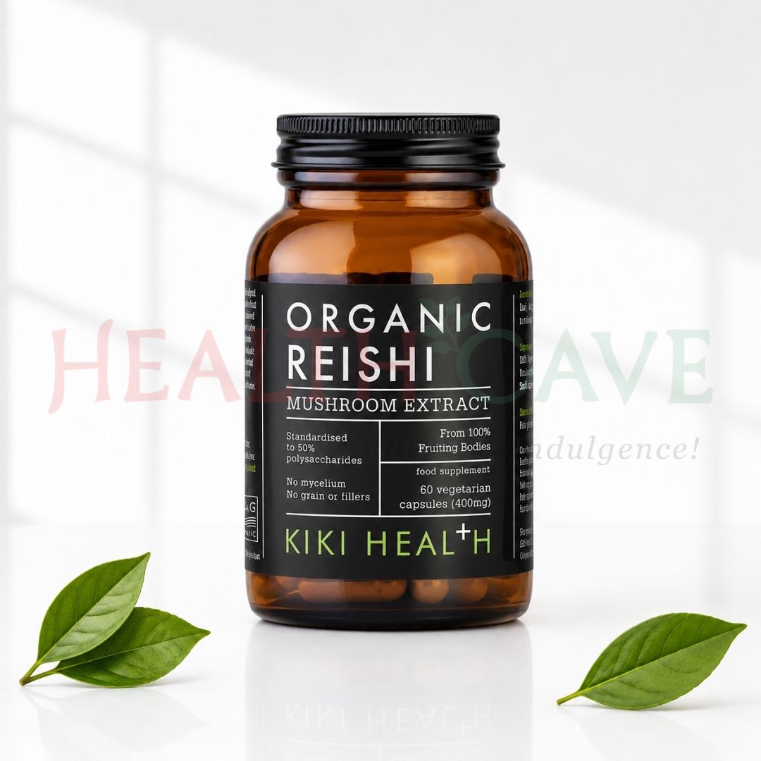 KIKI Health Organic Reishi Extract 60 Vegicaps 3 KIKI Health Organic Reishi Extract 60 Vegicaps