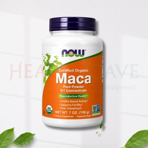 NOW Maca Concentrate 6:1 Powder Organic 198g