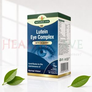 Natures Aid Lutein Eye Complex with Bilberry 90 Tablets