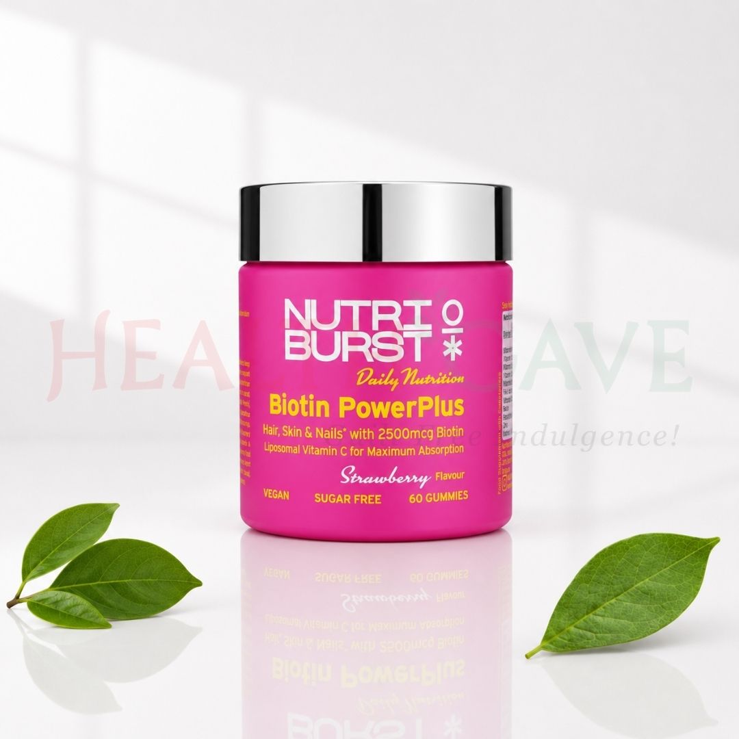 Nutriburst Biotin PowerPlus Gummies for Hair Skin & Nails 2 Nutriburst Biotin PowerPlus Gummies for Hair Skin & Nails