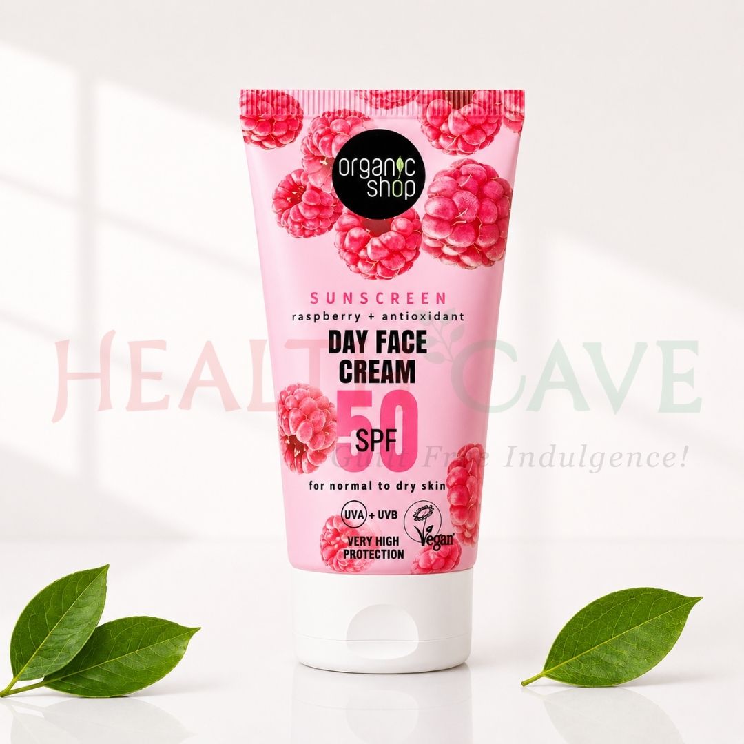 Organic Shop Sunscreen Day Face SPF50 50ml 1 Organic Shop Sunscreen Day Face SPF50 50ml