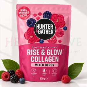 Rise & Glow Collagen Powder – High-Protein Neutral Flavor for Skin