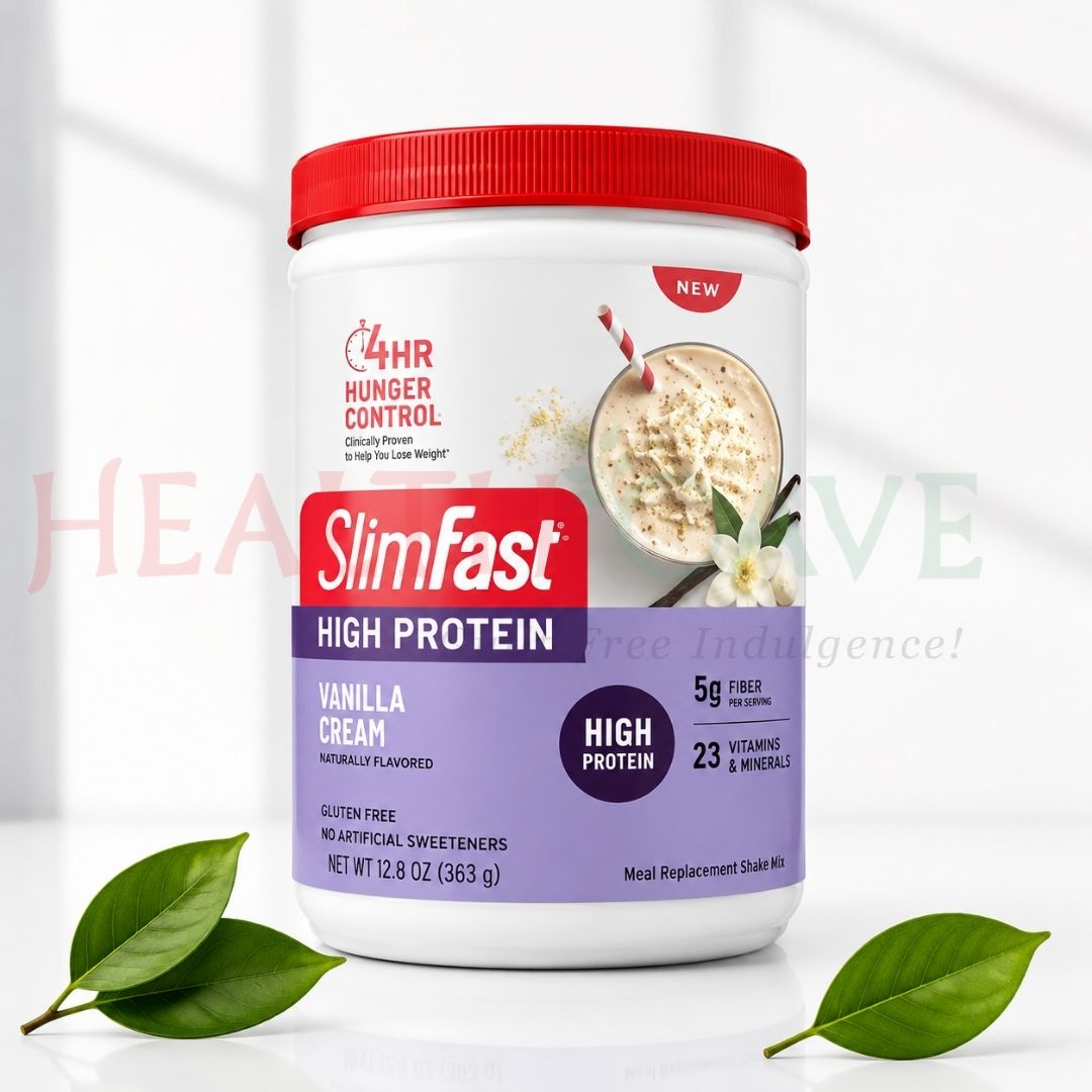 SlimFast High Protein Vanilla Meal Replacement Shake Powder 12 Servings 2 SlimFast High Protein Vanilla Meal Replacement Shake Powder 12 Servings