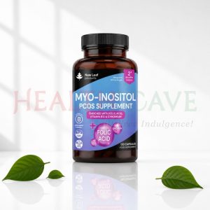 New Leaf Myo-Inositol with Folic Acid, Vitamin B12 & Chromium 120 Capsules