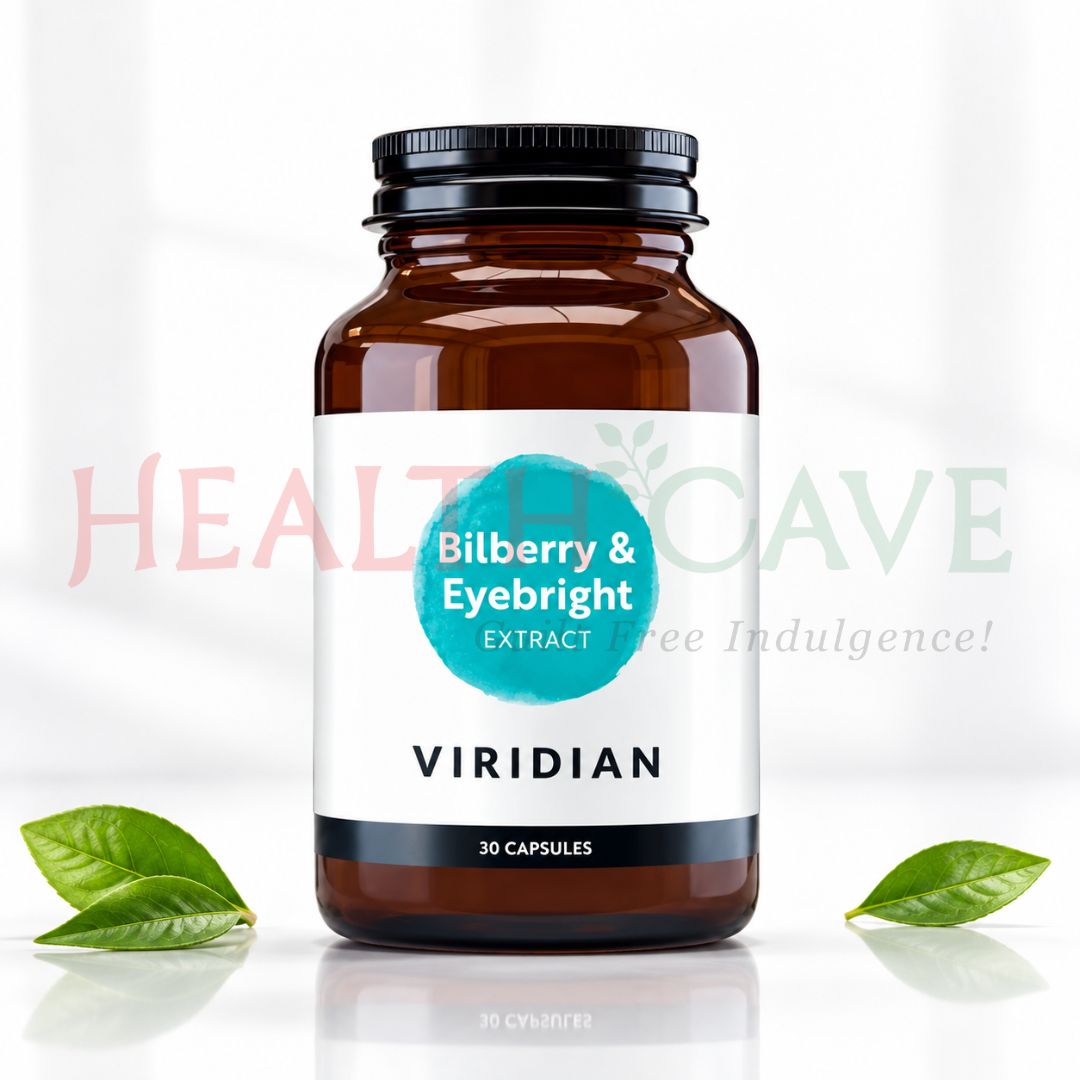 Viridian Bilberry & Eyebright Veg Caps 30s 3 Viridian Bilberry & Eyebright Veg Caps 30s