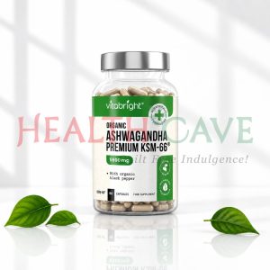 VitaBright Organic KSM-66 Ashwagandha 90 Capsules
